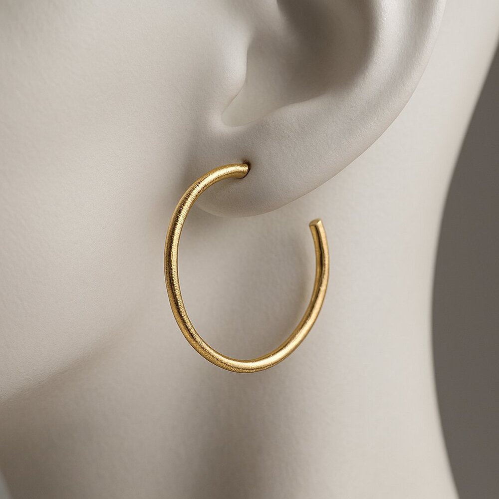 Chic Gold Hoop Earrings